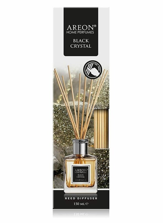 Areon Home Perfume Reed Diffuser 150ml – 10 Rattan Sticks, Black Crystal Scent, Long-Lasting - Image 2